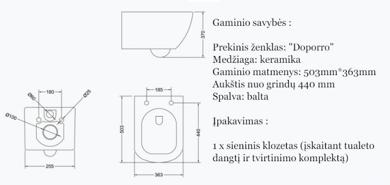 imontuojamas unitazas