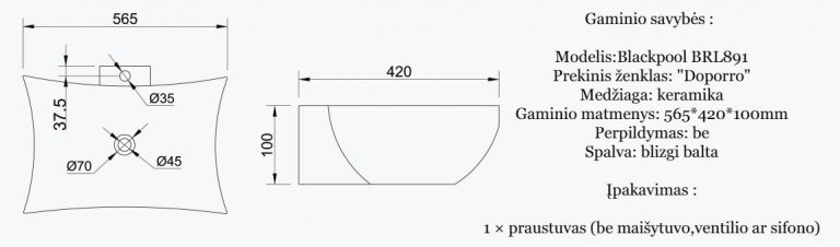 siuolaikiskas praustuvas