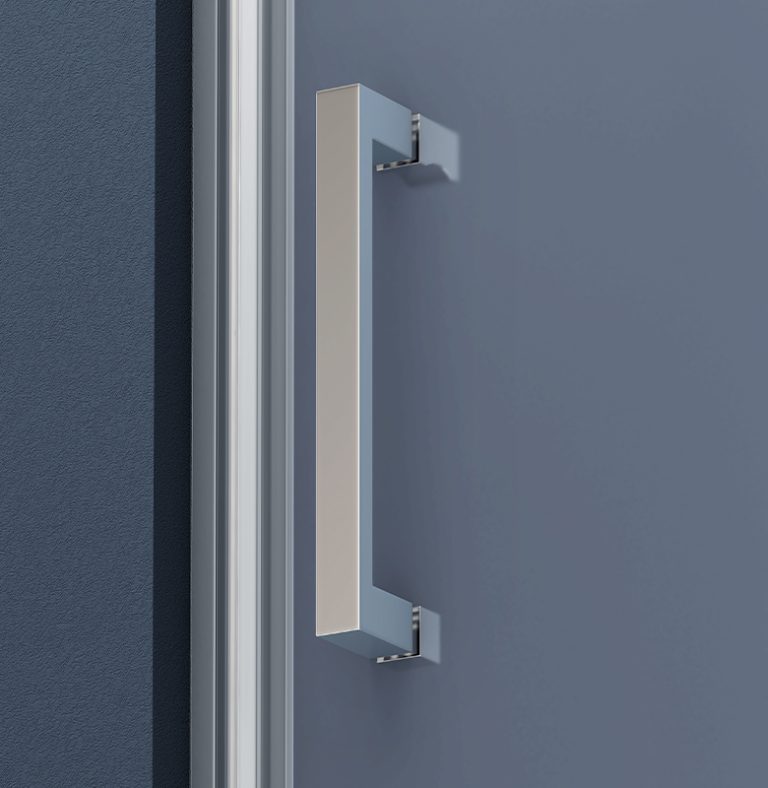 Nišinės dušo durys - Truro T36K (Aukštis 1950mm) 8mm ESG satinuotas (3)