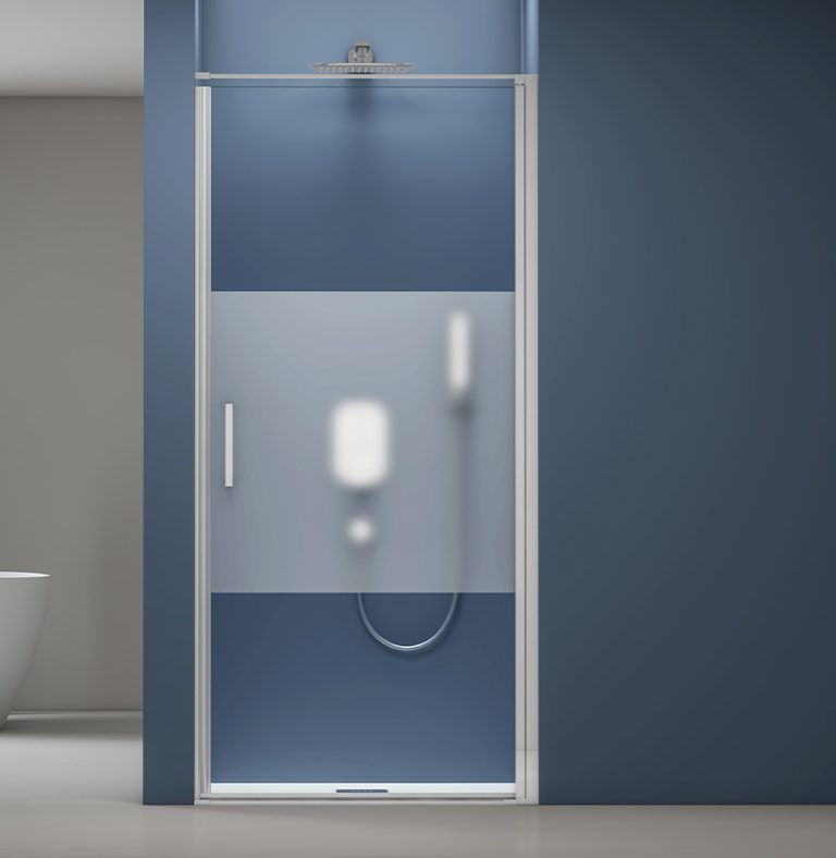 Nišinės dušo durys - Truro T36K (Aukštis 1950mm) 8mm ESG satinuotas