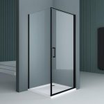 Kampinis dušas - Ravenna R36-Plus (Aukštis 1950mm) Nano 8mm ESG