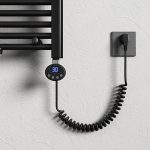 Šildymo elementas, su skaitmeniniu temperatūros valdymu Hyde (juodas)