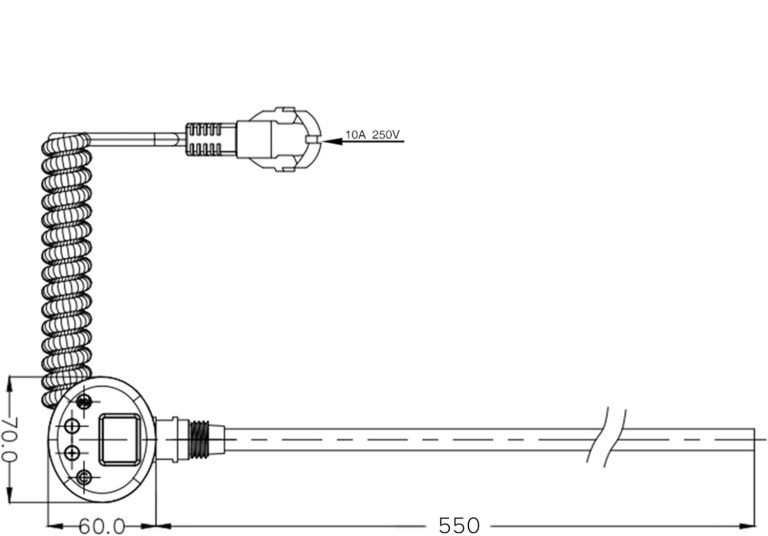Šildymo elementas, su skaitmeniniu temperatūros valdymu Hyde (juodas) (7)