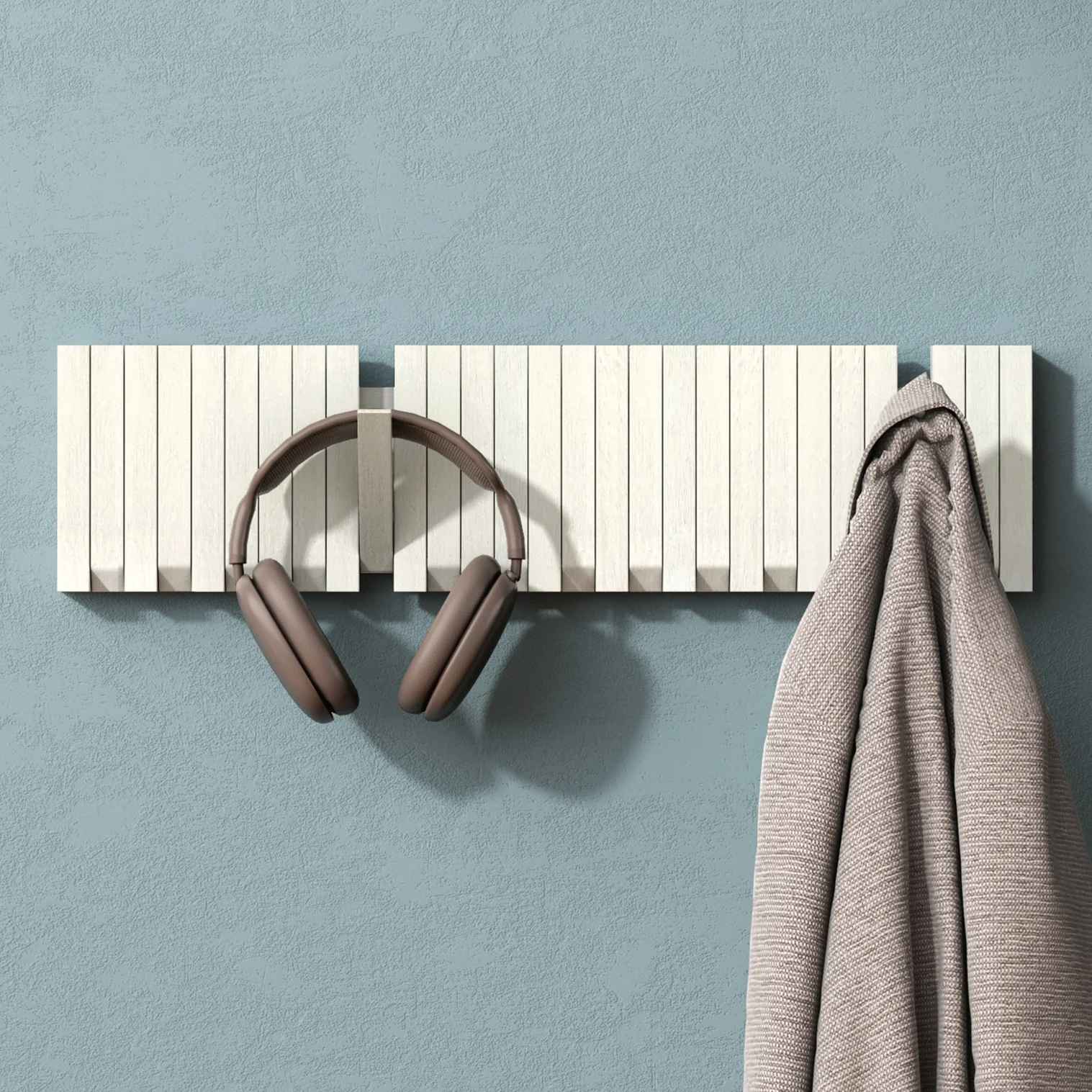 Medinė sieninė kabykla su 7 magnetiniais kabliukais – Totnes T01 (8)
